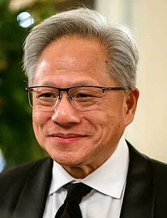 黄仁勋彩色头像